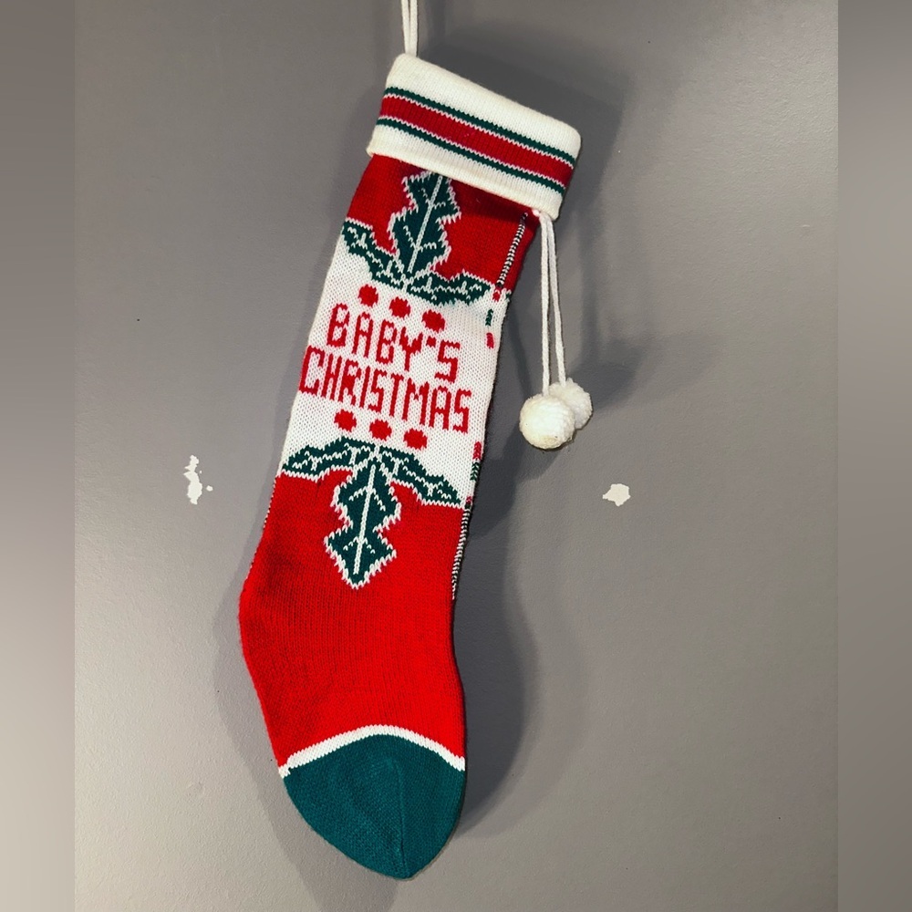 Baby's Christmas Stocking Knit